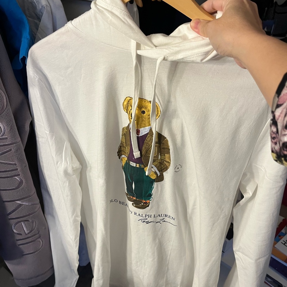 Polo by Ralph Lauren White Bear Sweater